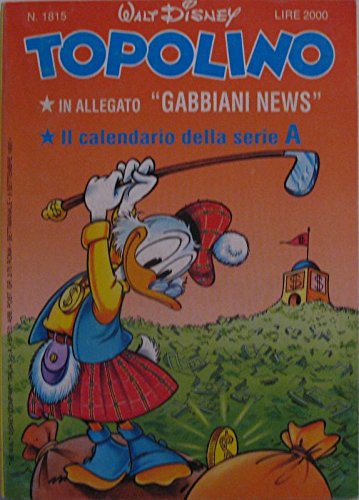  Topolino n°1815 del 9 settembre 1990