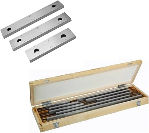 8pcs Blocks Gauge Set 125-500mm 0/1Grade Caliper Block Gauge Inspection Measurem