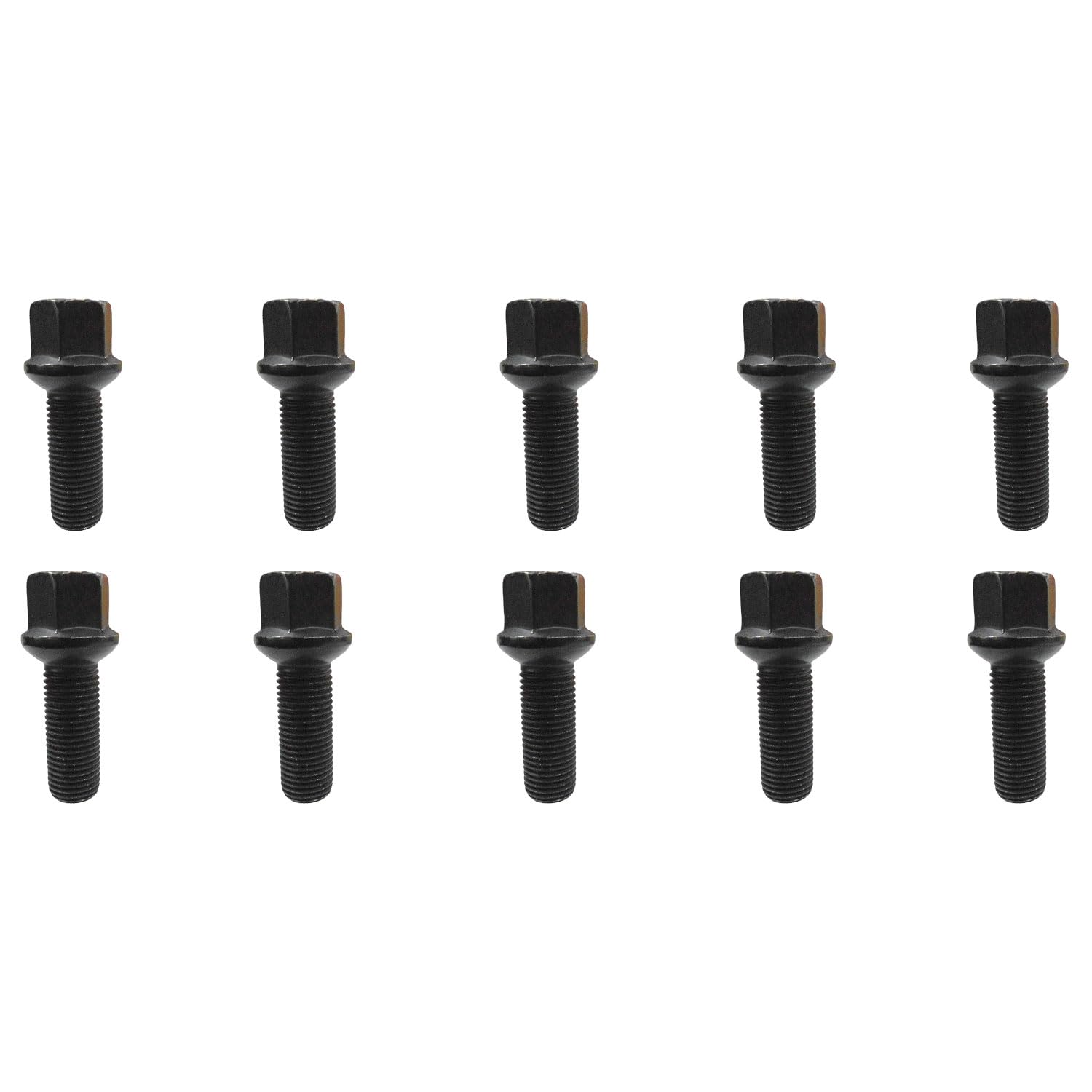 TRACER 10x Boulon de Roue M14x1,5 spherique R13 50mm | Hex 17mm Compatible avec Seat Alhambra II 71 Alhambra II 4Drive 71 Alhambra