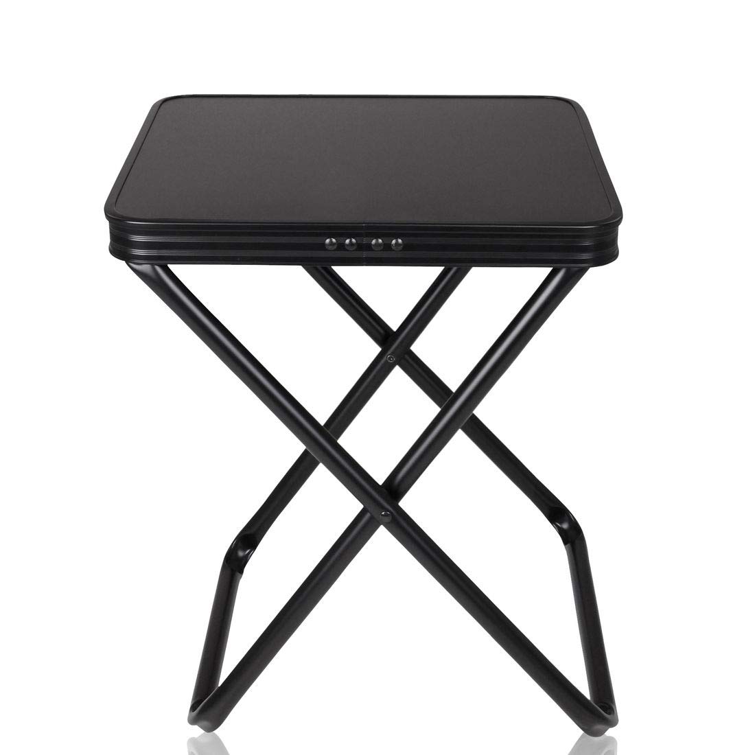 your GEAR Tavolino 3D Campinghocker mit Abnehmbarer Tischplatte, Aluminium Klapphocker, Beistelltisch, Hocker, Quick Dry Mesh Polsterung, Leicht, Tragbar, Garten, Caravan