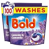 Bold Lavender and Camomile PODS® washing liquid laundry detergent capsules 100 washes, 100ct, outdoor freshness that lasts, with built-in Lenor softener
