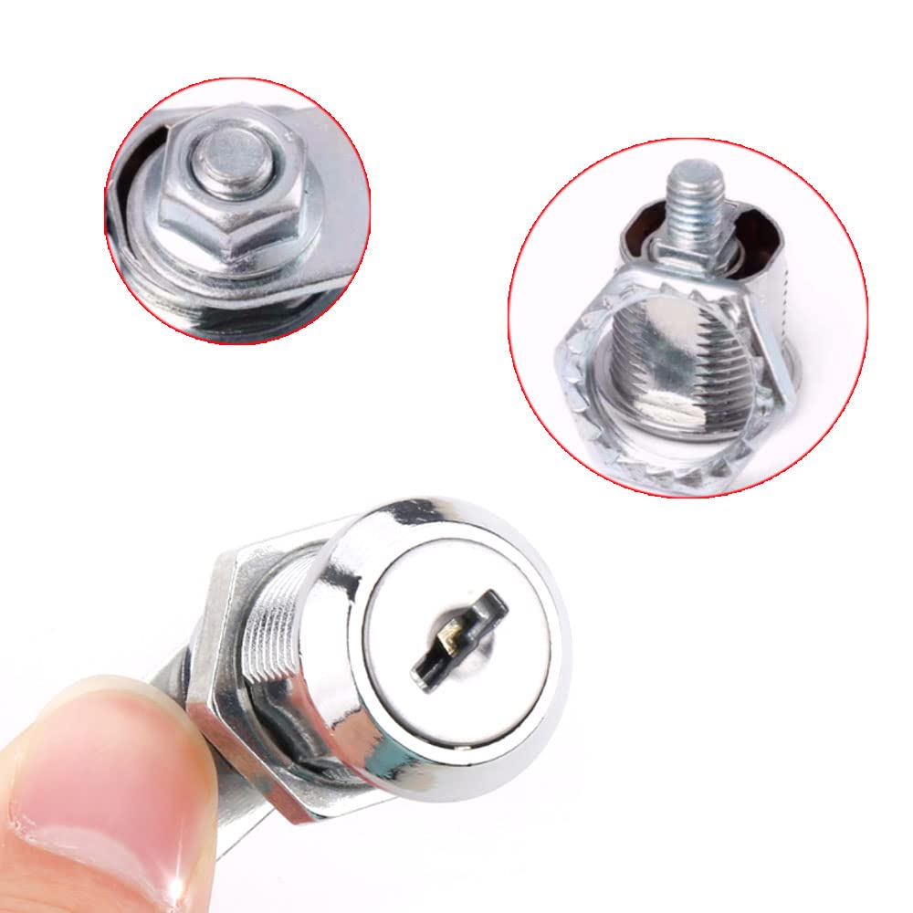 Serrure De Boîte Aux Lettres De 20 Mm, Livrée Avec 5 Plaques