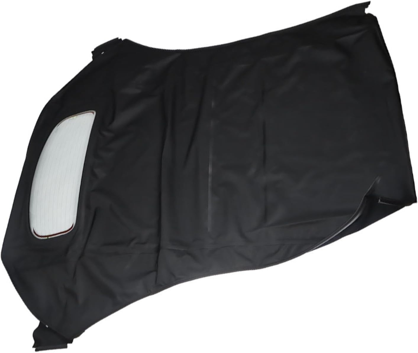 Black Convertible Soft Top Oxford with Glass Window Replacement for Beetle 2003-2010