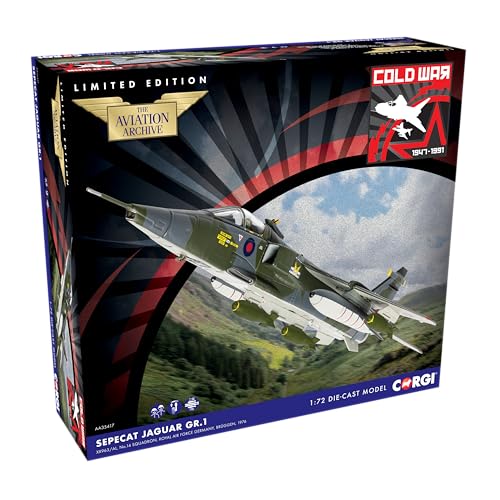 Corgi AA35417 SEPECAT Jaguar GR1 le cadeau idéal pour collectionneur d'aviation