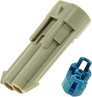 Vista 1 de Ballenger Motorsports – Compatible con GM Delphi/Packard – Conjunto de conector de receptáculo de 2 vías Metripack 150 – Gris