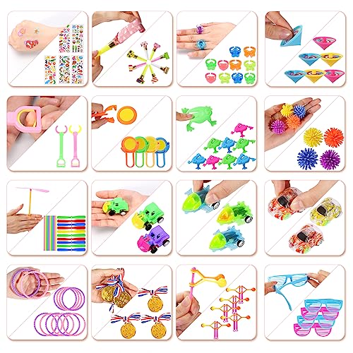 Thuodo 300pcs Party Favors for Kids Goodie Bags Stuffers, Fidget Toys Pack, Pinata Filler, Classroom Rewards, Birthday Party Gift Bulk Toys, Carnival Games and Treasure Box Prizes, Christmas Gifts