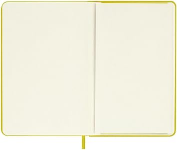 Moleskine Classic Notebook, Hard Cover, Pocket (3.5 x 5.5) Ruled/Lined, Hay Yellow (Silk), 192 Pages