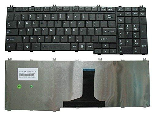 Laptop Keyboard Compatible Compatible for Toshiba Satellite C650 C650D C655 C655D L650 L650D L655 L655D L670 L670D L675 L675D Pro C650 C655 C660 C665 L650 L655 L670 Series