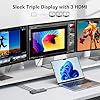 Acer Docking Station 3 Monitors with 3 HDMI, 13-in-1 USB C Hub for Laptop with 4K@60Hz HDMI, 1 Gbps Ethernet, 10Gbps Data, 100W PD, SD/TF, Laptop Dock for Acer/XPS/Spectre/Surface/Mac #2
