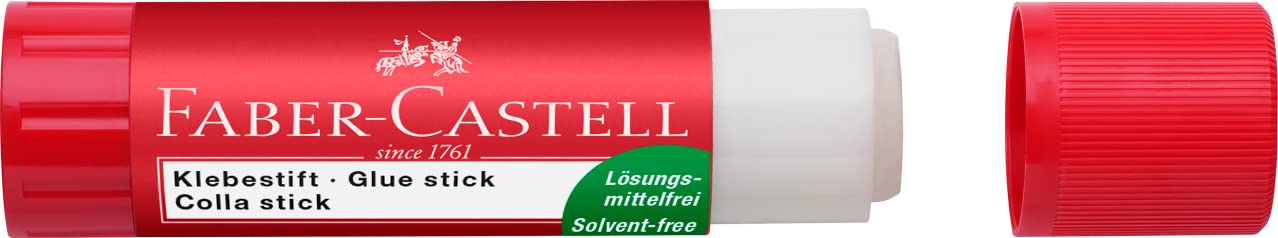 Faber-Castell Bâton de colle, blanc, 20 g