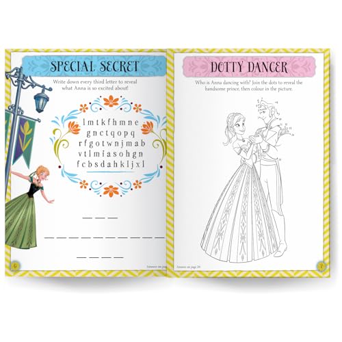 Image of Disney Frozen: 4-in-1 Activity Book Puzzles, Colouring, Games, and More for Kids Ages 4 to 6