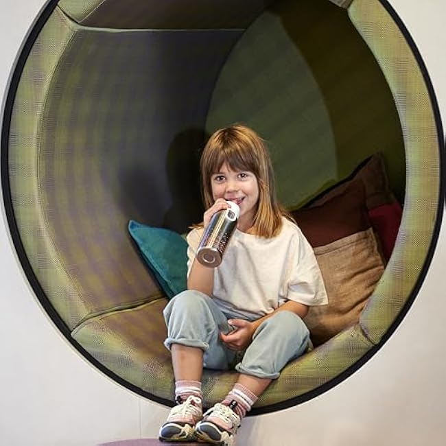 Mepal - Flip-up Campus Thermal Flask - Insulated Drinking Bottles for Children - Stainless Steel Thermos Flask - Hot for 4 Hours & Cold for 12 Hours - BPA-Free - 350 ml - Cool Pink