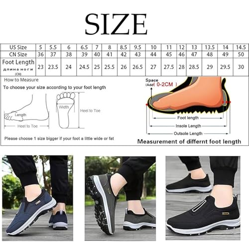 Dallader Men's Comfortable Waterproof Orthopedic Walking Shoes, Dallader Outdoor Orthopedic Waterproof Shoes2