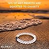Lokai-Classic-Bracelet Lokai Beaded Bracelets for Women & Men, Classic Clear Style - Mental Health Awareness Bracelet Encourages Mental Wellness Slides-On for Comfortable Fit - Silicone Stretch Bead Bracelet Jewelry