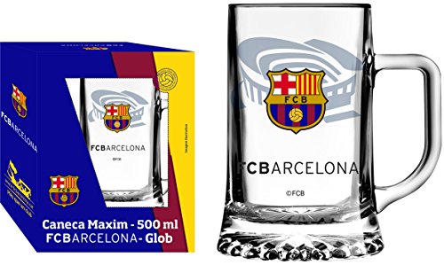 Caneca Maxim 500 Ml Barcelona Estádio Globimport Transparente