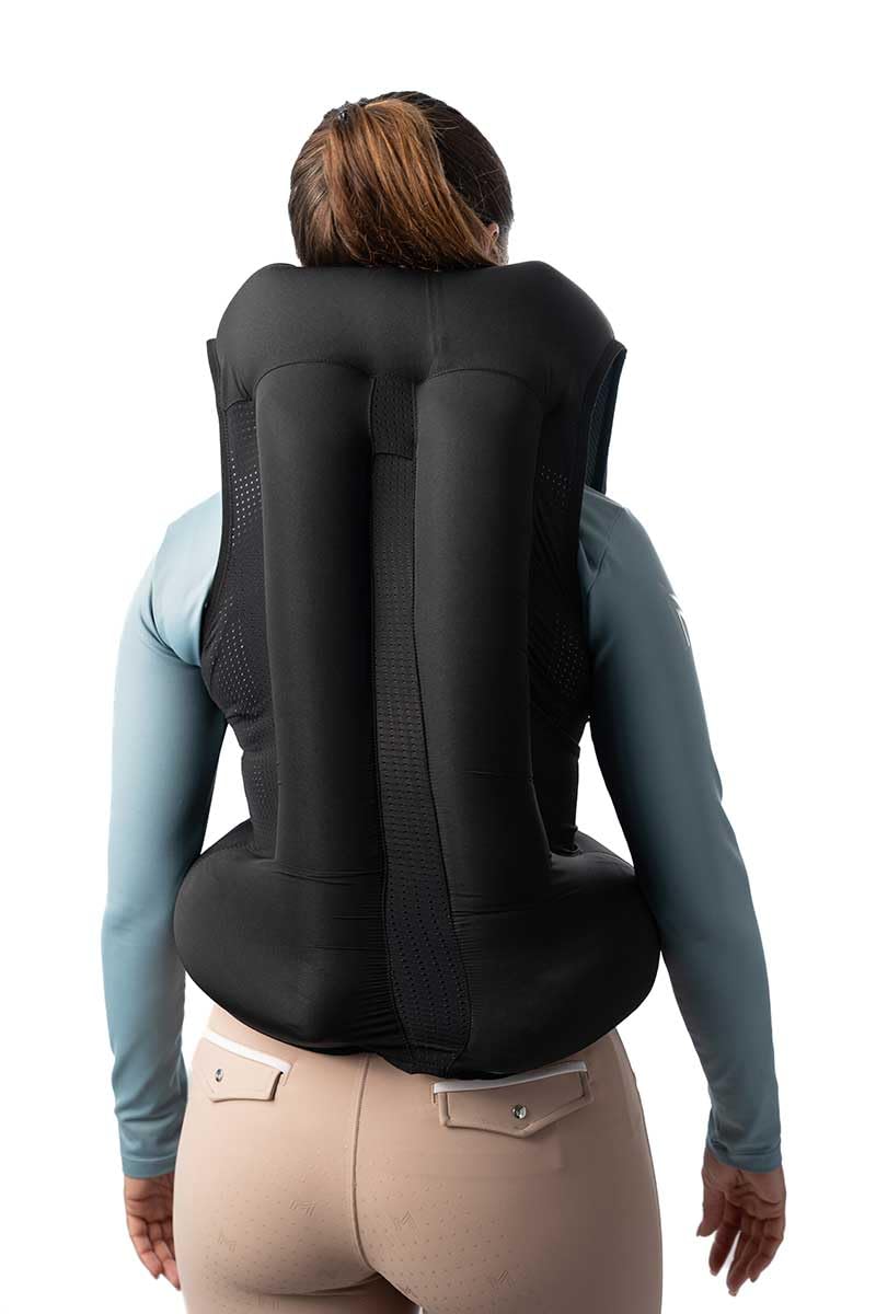 Chaleco Airbag Hípica VIMELE VML02 – Homologado, Máxima Protección Cervical y Torácica, Rápido Inflado, Comodidad Ergonómica, 5 Tallas, Incluye Cartucho CO2 y Kit de Rearmado (m)