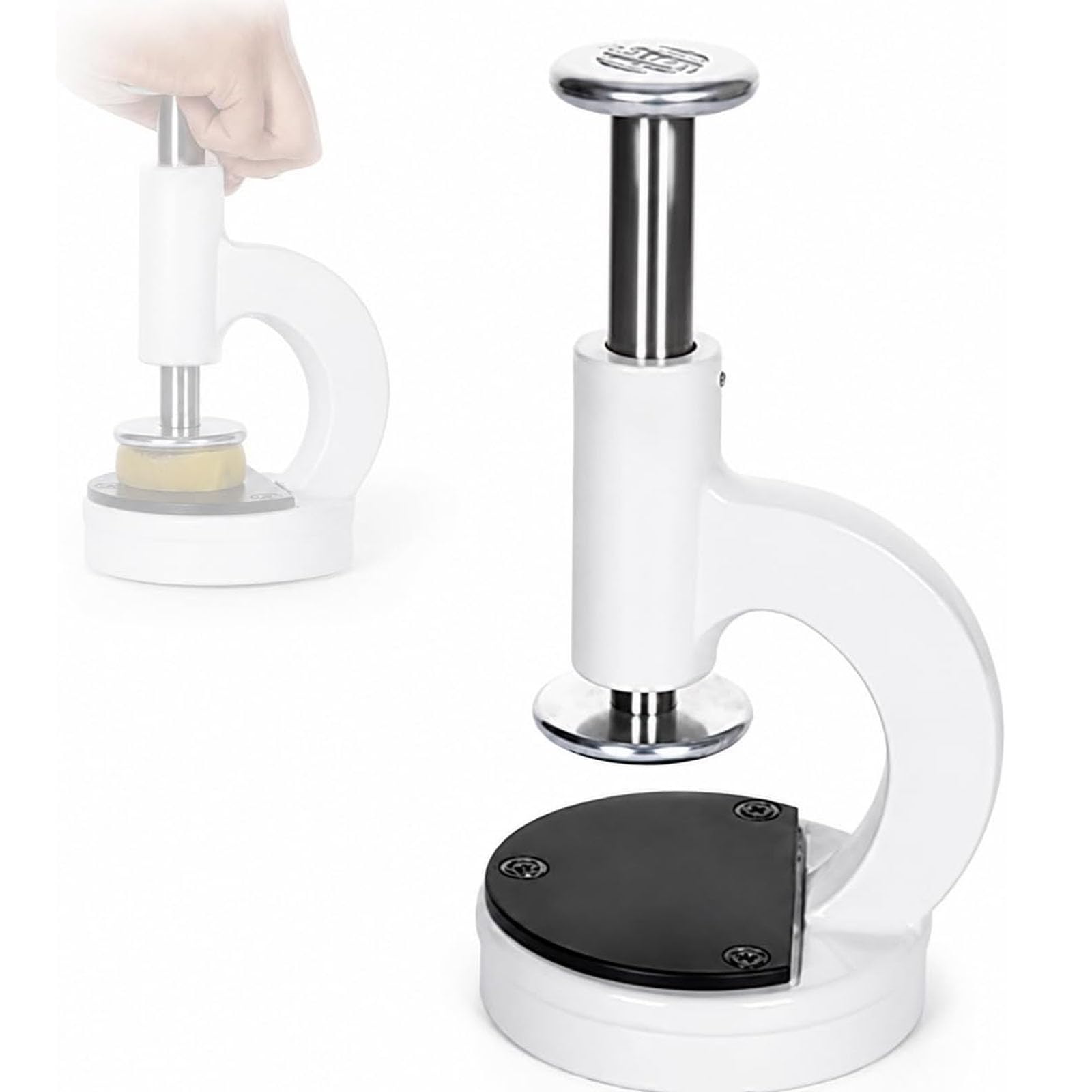 fnotlfue Metallographic Specimen Flattening Device, Microscope Sample Press Machine with ≤0.5mm Accuracy, Specimen Leveling Tool for PCB Slicing Analysis and Laboratory Use