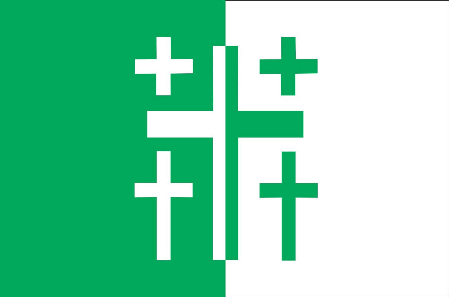 Drapeau Kharagauli grand format pavillon extérieur Géorgie