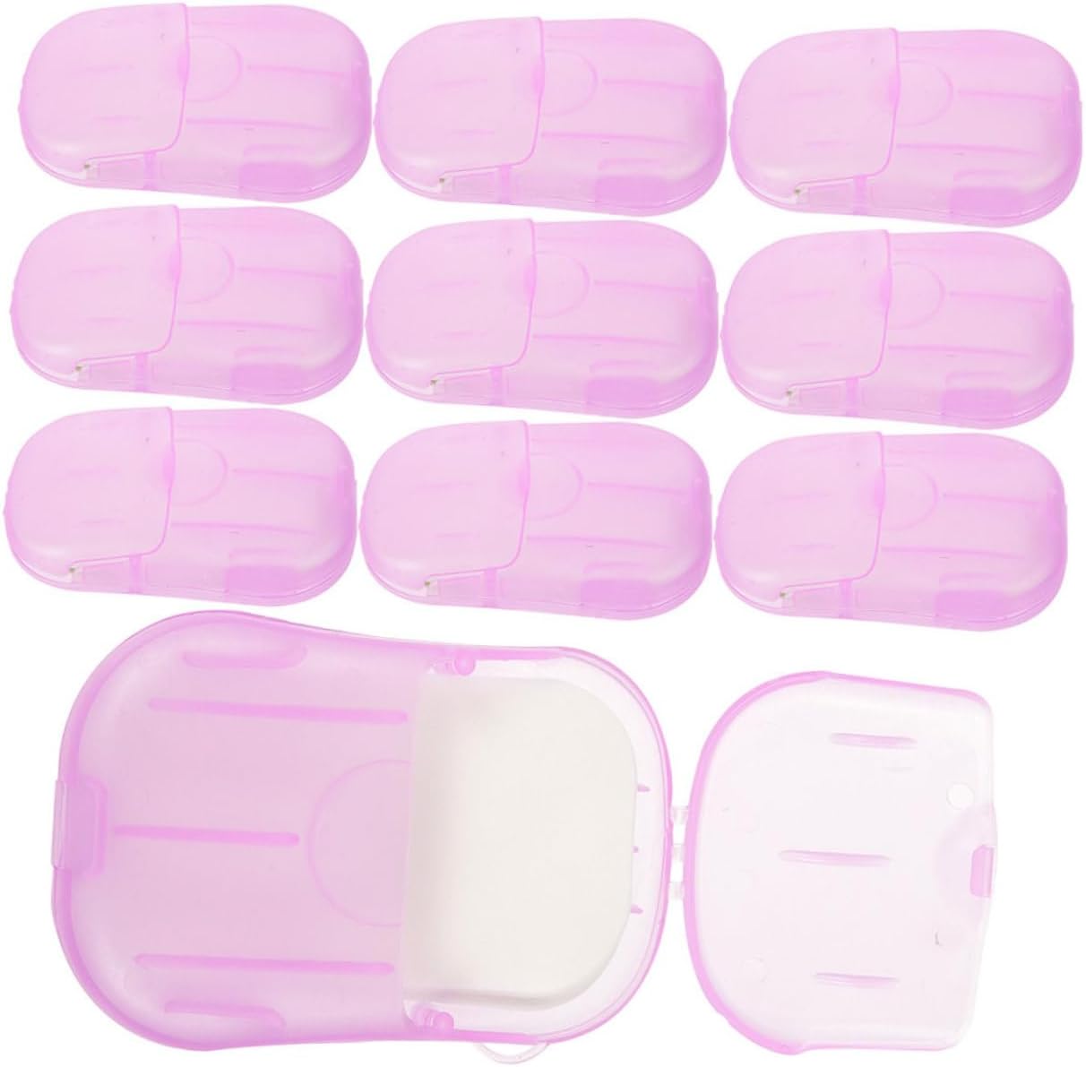 15 Boxes Portable Travel Soap Sheets of Small Soap Slices for Outdoor Activities Camping and the for All Skin Types Convenient for Travel and Adventure