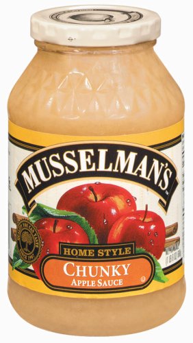 Musselman's Chunky Apple Sauce Plastic Jars, 24 Ounce