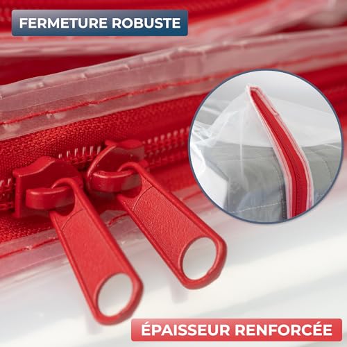 Wrappybag Housse Plastique Matelas Zippee - Protection Demenagement 90x200 – vue 4