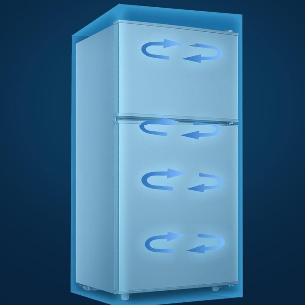 Refrigerador independiente con congelador superior de 30", refrigerador de tamaño completo con congelador, refrigerador de garaje, profundidad estándar, acero inoxidable, funciones de congelación y re