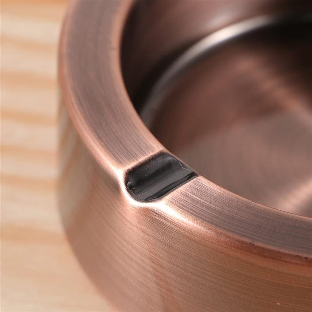 Stainless Steel Ashtray Thickened Anti Fall Cigarette Smoking Ash Tray for Car Home Holder(XXl-Large)