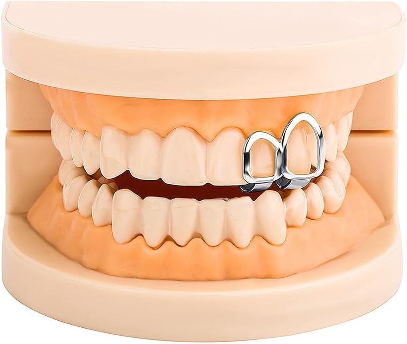 Tapones dentales verticales estilo HipHop para una o dos piezas miniatura 7