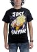 Ripple Junction Dragon Ball Z Just Saiyan Adult T-Shirt XL Black