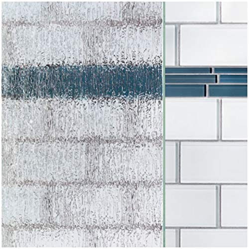 Basco Classic Sliding Shower Door, Fits 52-56 inch opening, Rain Glass, Brushed Nickel Finish by BASCO - Used condition - Image 8