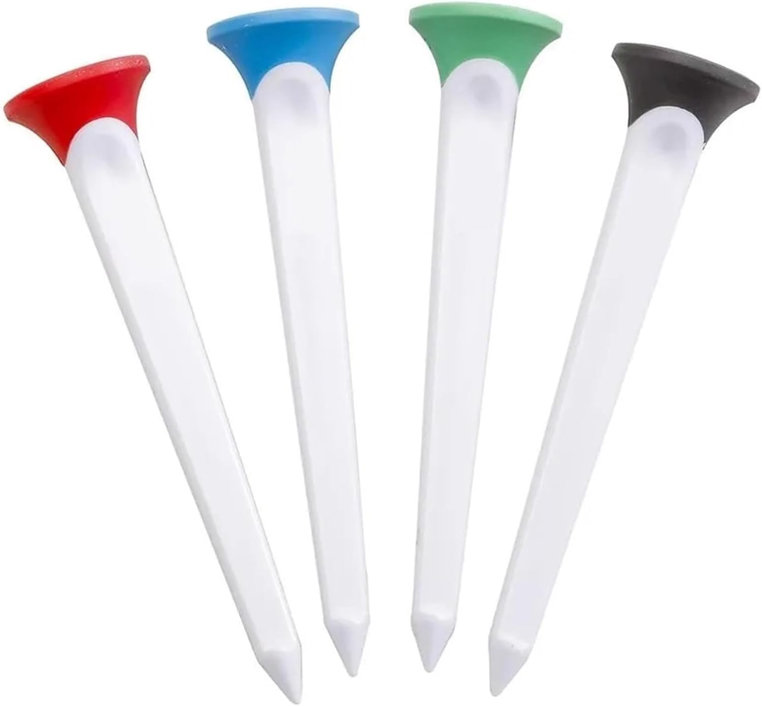 Golf Tees 20/40pcs Golf Tees Pack Plastic Step Down Length Random Color Accessories(83mm 40pcs)