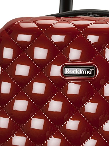 Rockland F238-RED Quilt Hardside Expandable Spinner Wheel Luggage, Red, 3-Piece Set thumb #5