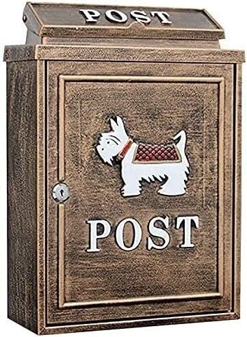 Boîte à suggestions étanche en métal pour réclamations et lettres de bureau