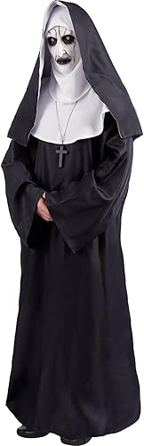 Disfraz de monja para mujer, disfraz de Halloween, talla grande, disfraz de malvado de monja, disfraz de cosplay para fiesta de disfraces