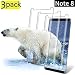 Samsung Galaxy Note 8 Screen Protector (3 Pack) Bubble-Free Anti-Scratch Film [Full Cover]-HD Clear