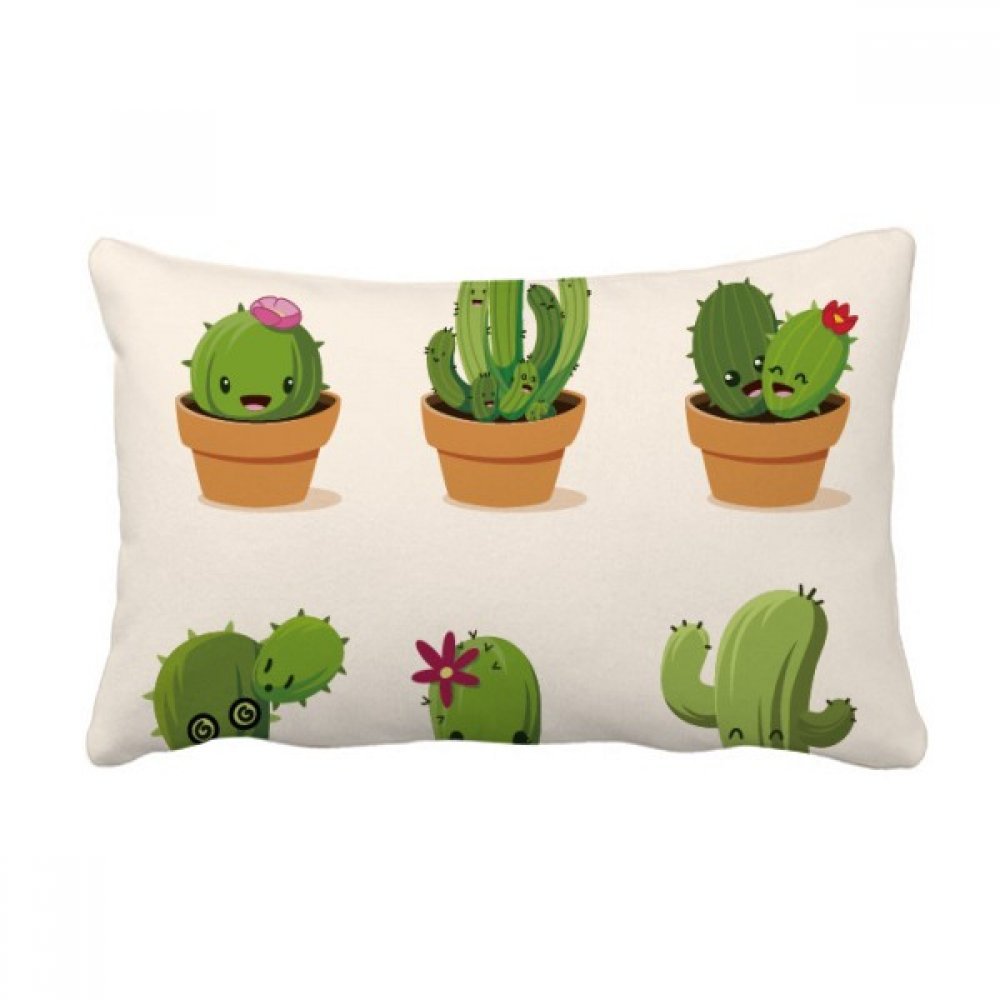 Coussin de soutien lombaire cactus pour soulager le dos et égayer un canapé sobre