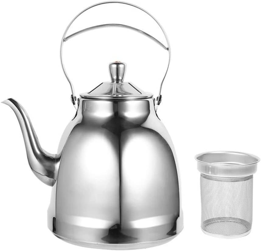 Cooker Kettle Stainless Steel Boiling Teakettle Water Tea Kettle Whistling Tea Kettle 2L