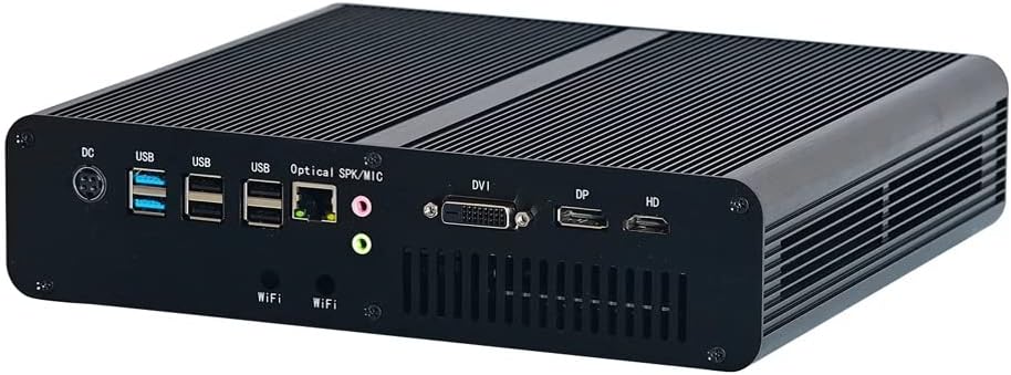 KINGDEL NC980 Powerful Mini PC, i9-10980HK 8Cores 16MB Cache Max 5.30GHz CPU, 64GB RAM, 2TB M.2 NVMe SSD,Dedicated GTX1060 6G Graphics,Gaming Computer,1xLAN, DP+HD+DVI