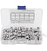 80Pcs M8x1.25 Threaded Inserts Stainless Steel Spiral Helical Thread Insertion Kit