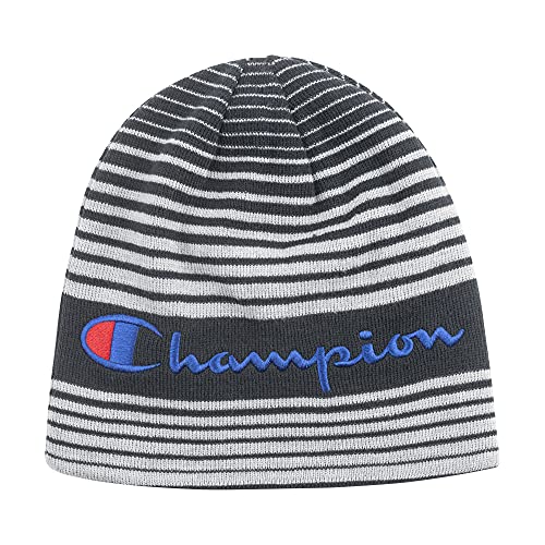 Champion Unisex Adult Reversible Beanie Cold Weather Hat, Black, One Size Us #TOP6