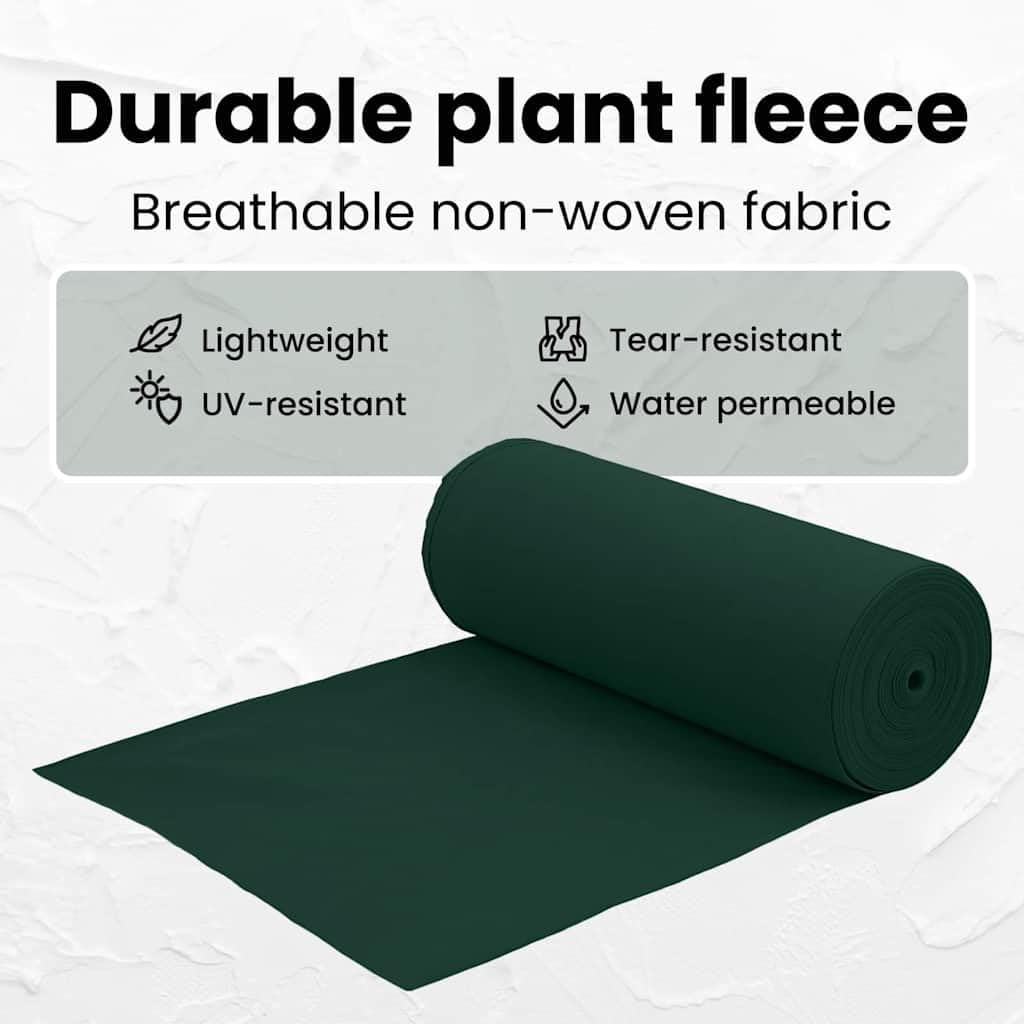 vidaXL Winterschutz fur Pflanzen Grün 20 x 3,2 m Vliesstoff