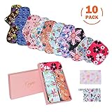 【Fibra de bambú】 - Los absorbentes de fibra de bambú están hechos de materiales naturales y son seguros e inofensivos. Lávese el paño menstrual y siéntase más a gusto. La fibra de bambú tiene una buena permeabilidad a los gases, absorción instantánea de agua, fuerte resistencia a la abrasión, funcionan.