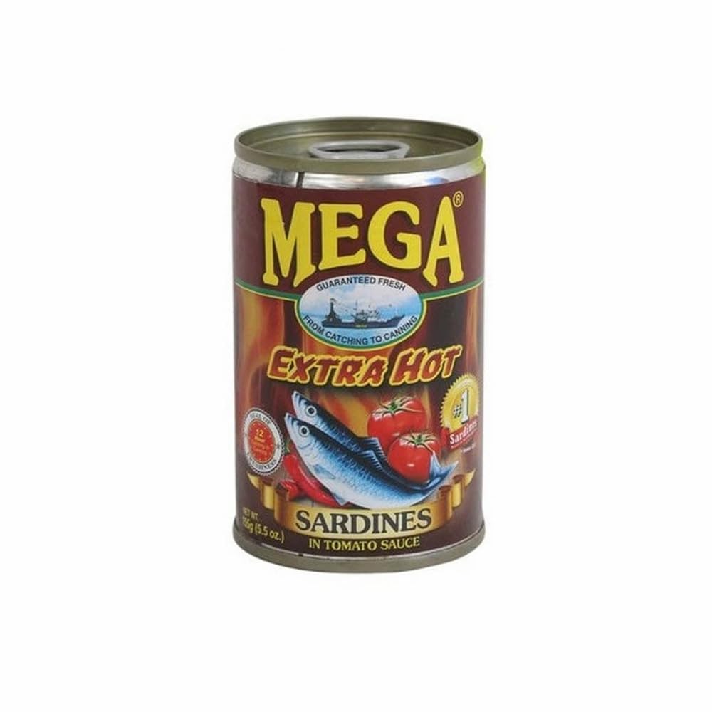 Mega Sardines in Tomato Sauce Extra Hot (155 g)
