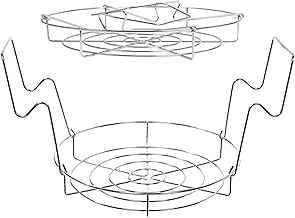 Canner Rack | Canning Rack for Stock Pot | Hot Water Bath Canner Rack, Canning Rack, Stainless Steel Flat Canning Rack Anti Scalding Anti Slip Anti Rust Foldable for Spherical Tanks Optimism