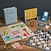 WS Game Company Collection of 15 Vintage Bookshelf Board Games Including Scrabble, Monopoly, Clue, Yahtzee, Chess, Boggle, Candy Land, Connect Four, & Sorry! - Classic Family Games for Kids & Adults