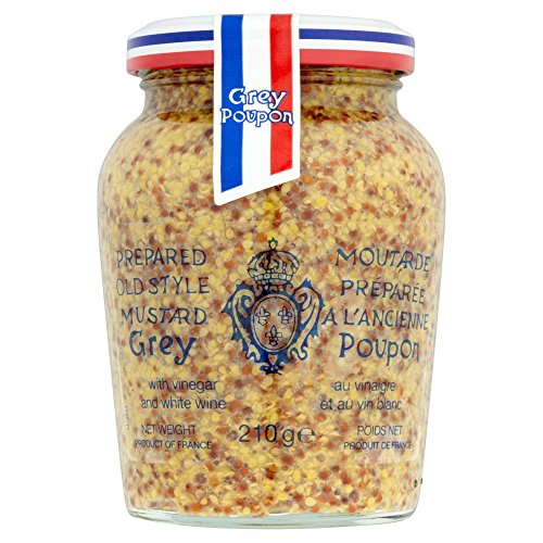 Grey Poupon Moutarde à grains entiers 210 g | moutarde à graines | moutarde de style ancien | moutarde Cover
