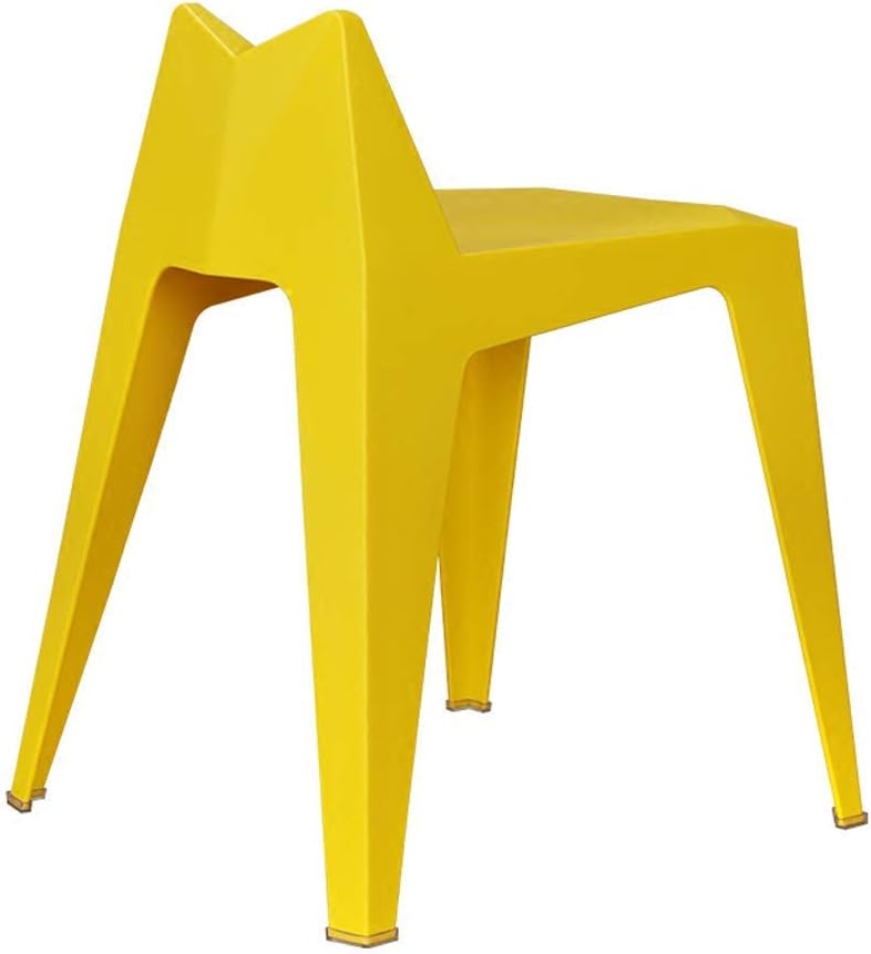 Simple Creative Chair backrest Stool Restaurant Tea Lounge Chair Cafe Fashion Personality Chair Stool (Color : Brown) Colour:Smoky (Color : Green) (Yellow)