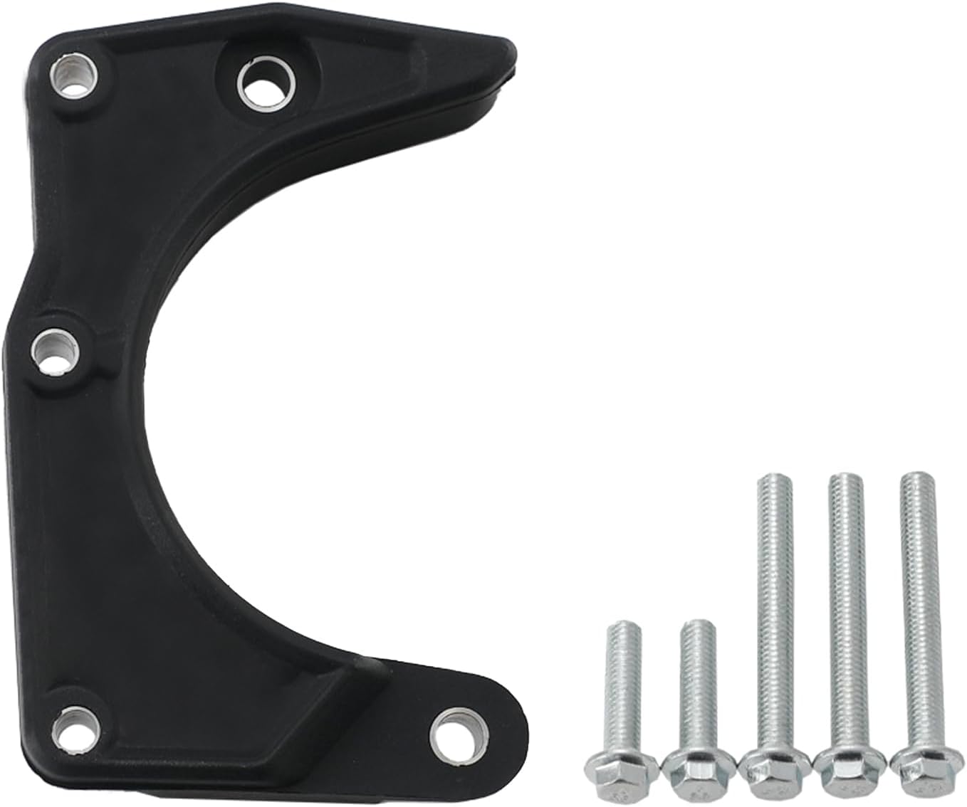 Oushengsi Engine Protections Case Saver Resist Impact Repair Kit Prevent Broken Mounts Chain Guard for Raptor 700 YFM700 2006-2019 Polyurethane Hard Shells Black