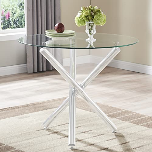 SICOTAS Runder Esstisch für 2 oder 4 Sitze küchentisch Esszimmertisch aus...