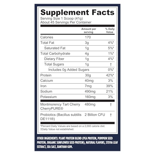 Vega Sport Vegan Protein Powder + Recovery - 30g Plant Based Protein per Serving, Vanilla, 45 Servings, 5g BCAAs, Probiotics, NSF Certified, for Shakes & Smoothies, 4.1lbs (Packaging May Vary) - Image 5